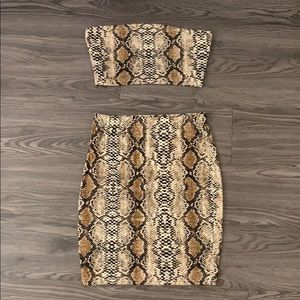 Snake Print Set